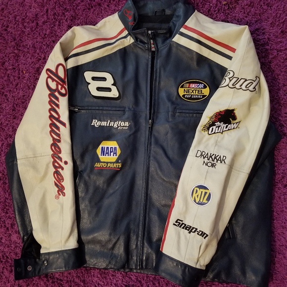 Nascar Leather Budweiser Dale Earnhardt 